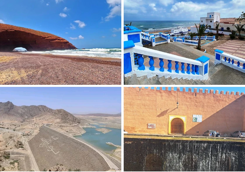 Circuit Privé 2 Jours Legzira, Sidi Ifni, Guelmim & Tiznit depuis Agadir